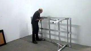 The Glass Racking Company 2.4M x 1.2M cutting table foldup