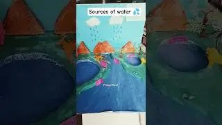 Model on sources of water 💦 #shorts #trending #viral #education #model