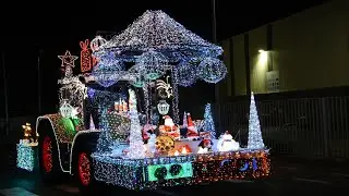Lighted Tractor Parade 2025 Belgium Lebbeke 