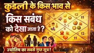 कुंडली के किस भाव से क्या देखा जाता है ? इस एक तरीके से पूरे जीवन का करे फलादेश | एक ही कुंडली से...