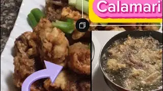 Как приготовить хрустящие жареные кальмары | #кальмары #домашние