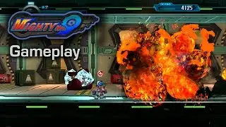 Dashing Through the Mighty No. 9 Beta - Gameplay