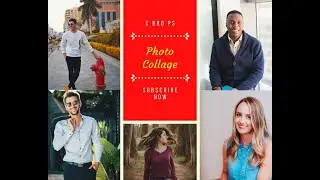 Make a photo collage with canva | Image collage|Create photo college
