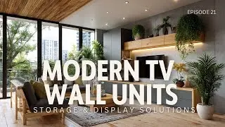 Space Saving Modern TV Wall Units 2025  Stylish Storage & Display Solutions