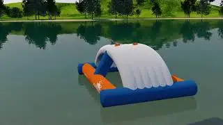 aquafun JUNIOR LINE Sliding Path &middot; 3D animation &ldquo;lake&rdquo; 💦