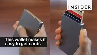 This pop-up wallet makes it super easy to grab the right card