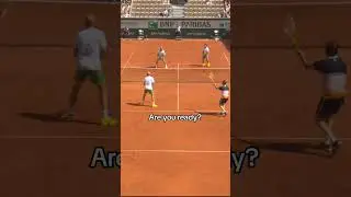 Mansour is back with a brand new trick shot #RolandGarros #tennis