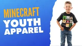 Minecraft Youth Apparel Brand Video 1