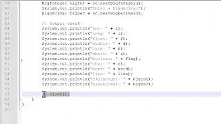 Java Scanner Class