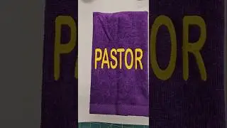 Let's embroider a custom order. #embroidery #embroiderypattern #diy #pastor