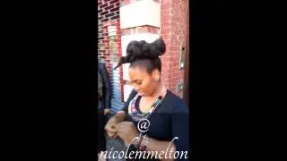 A Beautiful Face makeup class with Alexandra Butler / Top Knot Bun Tutorial with Nicole Melton