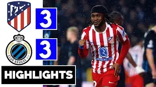 Atletico Madrid vs Club Brugge 3-3 Highlights | Alvarez goal | champions league 