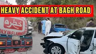 Heavy Accident in Bagh city to Rawalakot | solo riding | Ganga choti Bagh Azad Kashmir