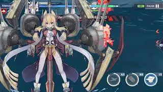 Azur Lane - Dreamwaker's Butterfly - SP stage boss fight full auto (2nd attempt)