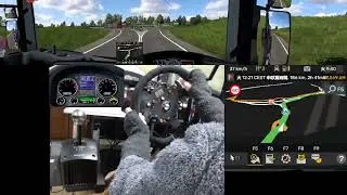 ユーロトラックシミュレーター２　ProMods　デンマークのオーフスからデンマークのフリゼリクスハウンまで走る　 NO176