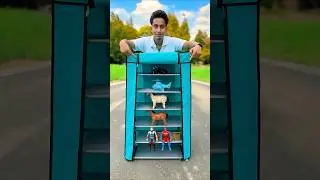 ₹500 Carbon Steel Collapsible Wardrobe Unboxing🔥