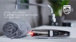 Barbero Philips Serie 9000 con luz gu&iacute;a l&aacute;ser