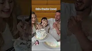 Cake gender reveal idea #babygenderreveal #funny