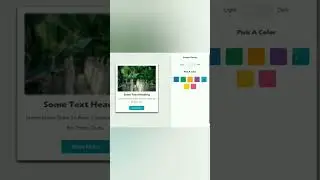 Theme Color Switcher | Dark Mode & Light Mode | Hover Effect |  Color Theme Changer | CodeXNinja