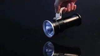 GPCT1484 - Handheld Searchlight LED Flashlight 3 Modes Rechargeable for Camping Hiking