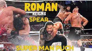 Roman Reigns' Top 5 Superman Punches with Spear 2013-2015!