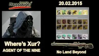 Where is Xur? (Agent of the Nine) 20/02/15