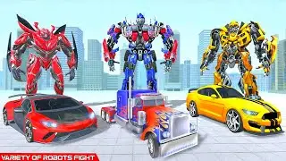Jet Robot Car Transformation :Bumblebee Robot Car | Android iOS Gameplay