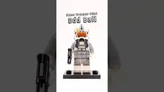 LEGO minifigure Clone Trooper Pilot Odd Ball | Speed Build