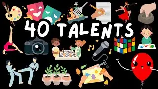 40 Different Talents! 🤹‍♀️🎭🎨 Learn Different Talents in English with Playtime Popz!
