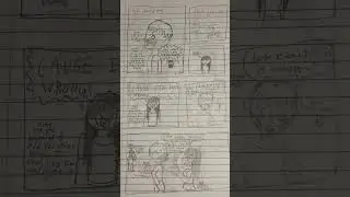 When an 11 year old tries to be a manga artist #pausetoread #mange #art
