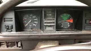 Original VW T3 WBX Tacho Kombiinstrument mit DZM und Digi-Uhr