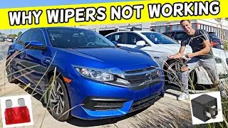 WHY HONDA CIVIC WINDSHIELD WIPERS DO NOT WORK 2016 2017 2018 2019 2020 2021