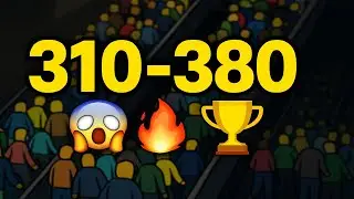 Escalators Game Levels 310&ndash;380 &ndash; CRAZY Crowd Runs, Fight Mode & Bonus Levels! 🤯🔥
