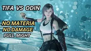 FFVII Rebirth Tifa Solo Vs Odin (No Damage, No Materia, Full Might)