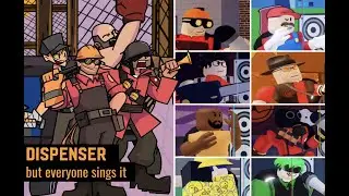 Funky Friday - Dispenser but Every Turn a Different Character Sings it 🎶🎤