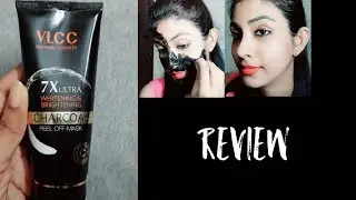 Vlcc whitening and brightening charcoal peel off face mask review | charcoal peel off face mask