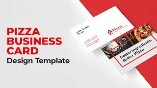 Pizza Shop Business Card Design Template