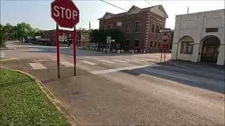 Abandoned Town at Sunrise: Where are the People? Wedowee Alabama Pop  900