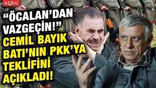 PKK'ya Batı'dan şok &Ouml;calan teklifi! Cemil Bayık o teklifi a&ccedil;ıkladı!