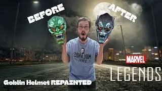 Marvel Legends Green Goblin Helmet REPAINTED!