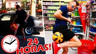 24 HORAS SEM DEIXAR CAIR A BOLA!!!