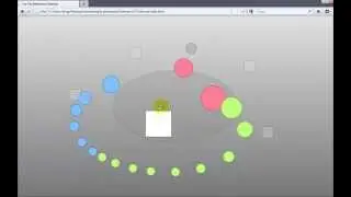 Interactive knowledge graph visualization with SVG and JavaScript