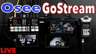 Тест 1 работы OSEE GoStream Deck в режиме прямой трансляции и записи на SD-карту.