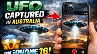 UFO caught on iPhone16 Australia🛸 👽