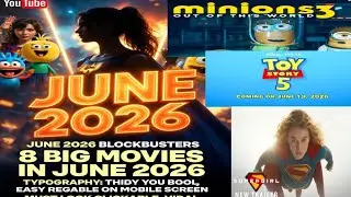 June 2026 Ki Sabse Badi Movies 😱 | Supergirl, Toy Story 5, Minions 3|Taza movie review 