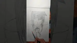 Sasuke & Itachi Uchiha Drawing🥹 | Emotional Pencil Sketch | Naruto💥 Shippuden#ytshorts#anime#fyp
