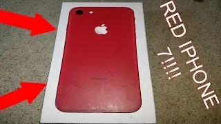 RED IPHONE 7 BOX! Apple Store Dumpster Dive Night!