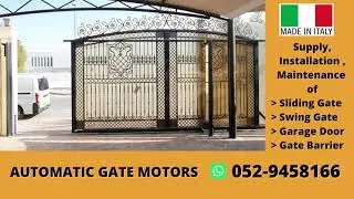 Automatic Sliding Gate Motor Installation  | NICE THOR 1500 KG | Made in Italy | Dubai : 052-9458166