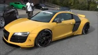 First WideBody Liberty Walk Audi R8 !!! // APAC Pre Sema Meet
