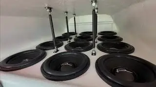 Craziest Fi Audio Bass System! Look At All Those Subwoofers